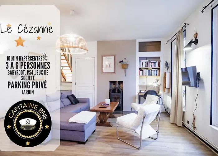 Le Cezanne - Jardin - Parking - Babyfoot - Centre-Ville